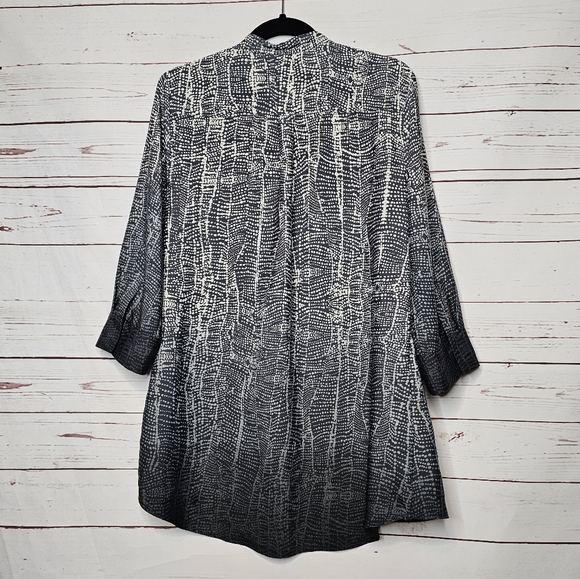 Soft Surroundings Brigitte Gray Ombre Tunic - Picture 2 of 9